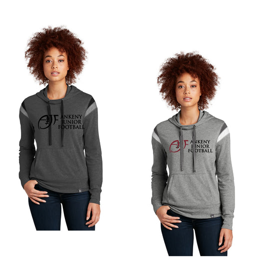 Ladies - Heritage Blend Varsity Hooded Tee - (AJF)