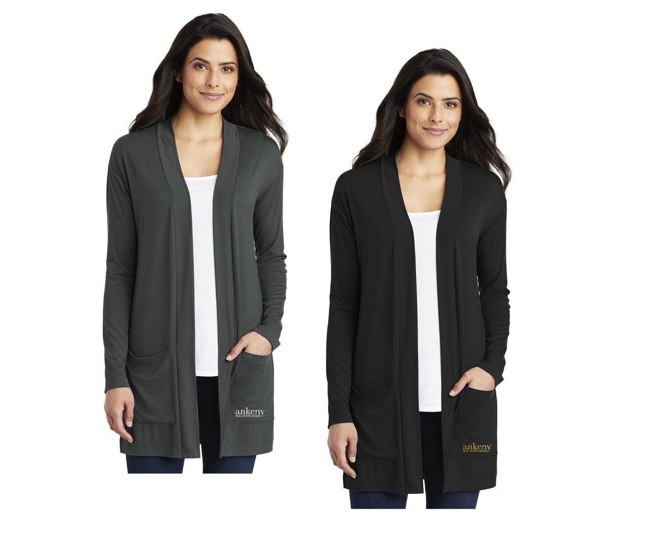 Ladies - Port Authority ® Concept Long Pocket Cardigan - (Ankeny Real Estate Group)