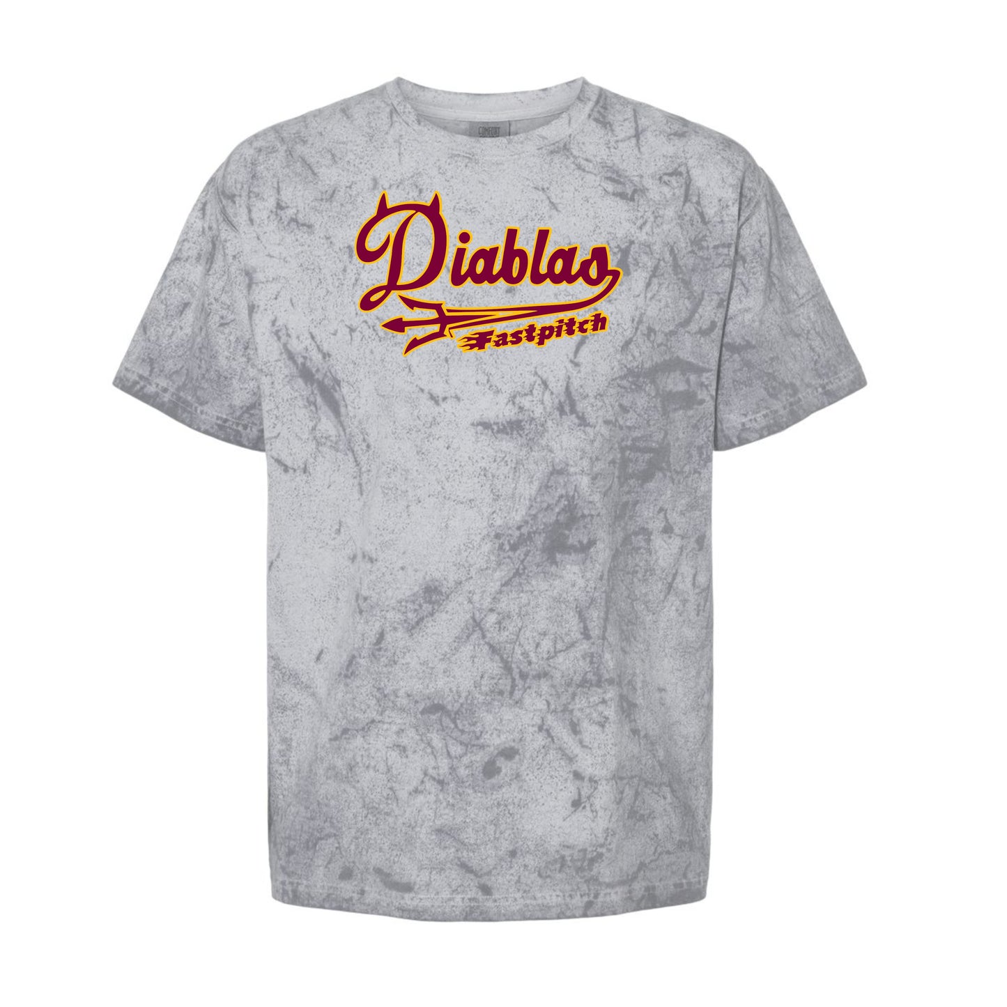 Adult - Unisex Colorblast Heaveyweight Tee - (Diablas)