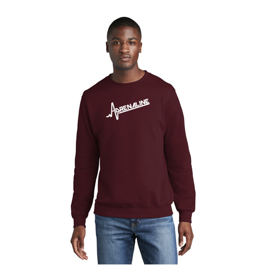 Adult - Crewneck Sweatshirt - (Adrenaline Baseball)