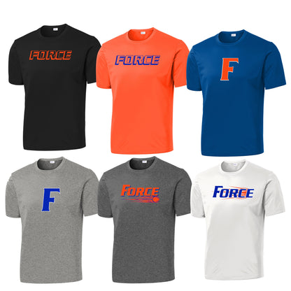 Adult - Performance Tee + Tall Sizes (Force Softball)