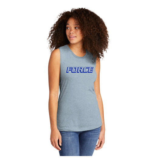 Ladies - Festival Muscle Tank - (Force Softball)