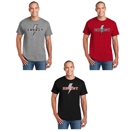 Adult & Youth -  Gildan DryBlend® 50 Cotton/50 Poly T-Shirt - (Iowa Energy Baseball)