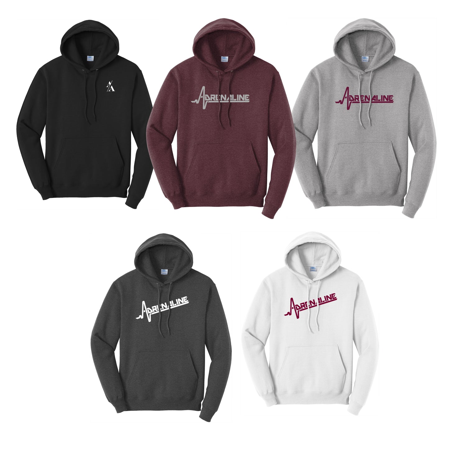 Adult - Hooded Sweatshirt - (Adrenaline Baseball)