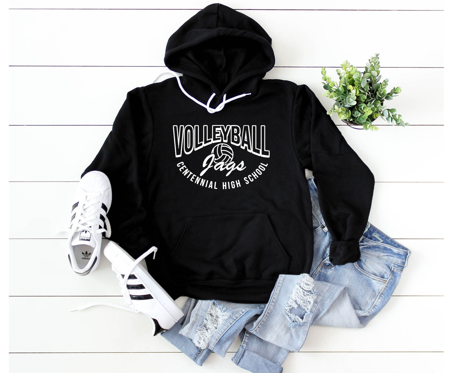 Adult - Bella Hoodie (Centennial Jaguars Volleyball)