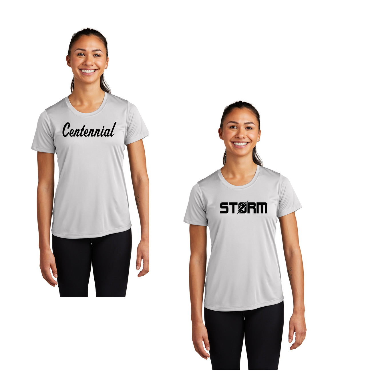 Ladies - PosiCharge® Competitor™ Performance Tee ( Centennial Storm Baseball)