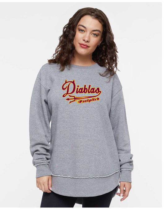 Ladies - Weekend Fleece Crew - (Diablas)