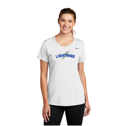 Ladies - Nike Legend Poly Tee - (Lightning Baseball)