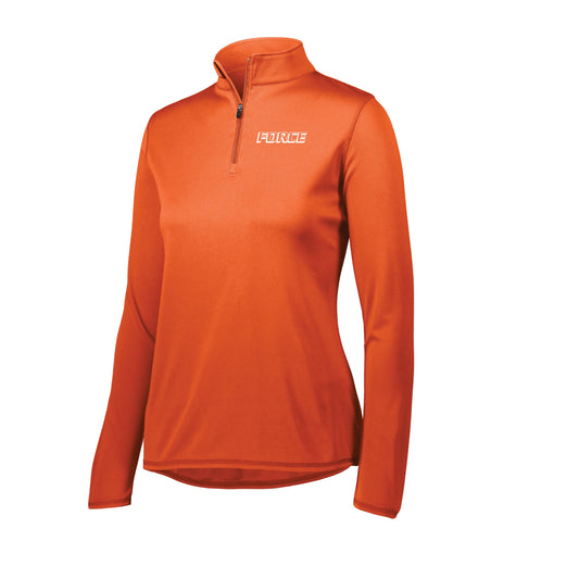 Ladies -Lightweight 1/4 Zip Pullover - (Force Softball)