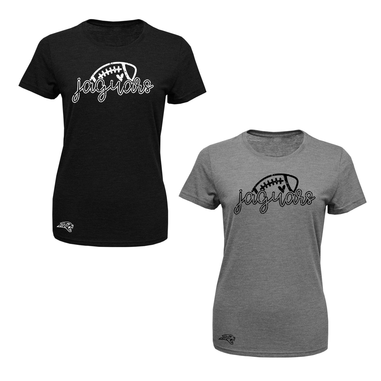 Ladies -  Tri-Blend T-Shirt Short Sleeve - (Centennial Jaguars Football 2023)