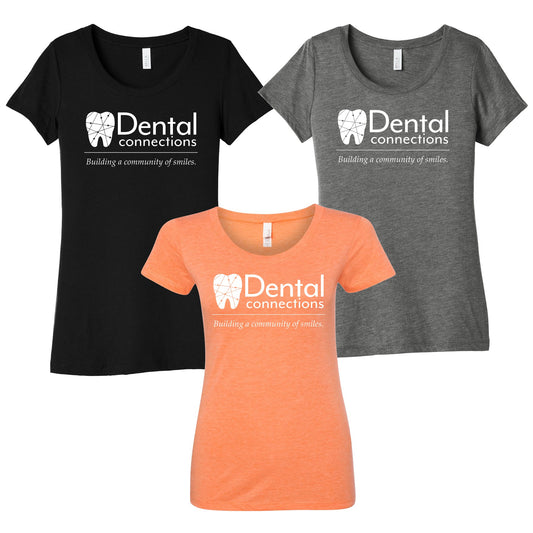 Ladies - Bella+ Canvas Triblend Tee - (Dental Connections)