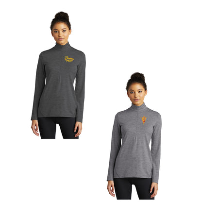 Ladies - Exchange 1.5 Long Sleeve 1/2 Zip - (Diablas)