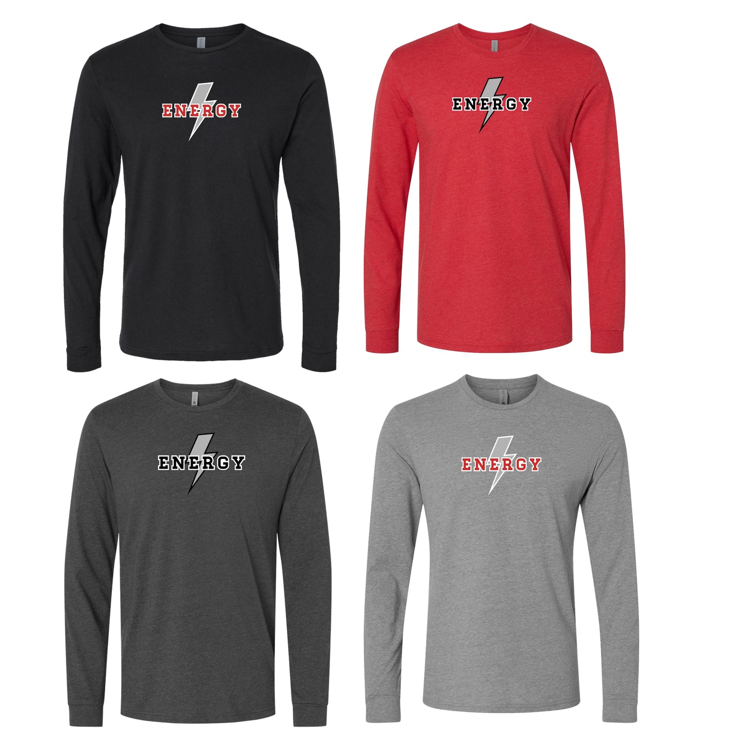 Adult - Next Level Long Sleeve Tee - (Iowa Energy Baseball)