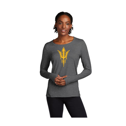 Ladies - Exchange Long Sleeve Poly Crew - (Diablas)