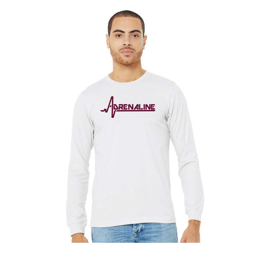 Adult - Long Sleeve Cotton/Poly Tee- (Adrenaline Baseball)