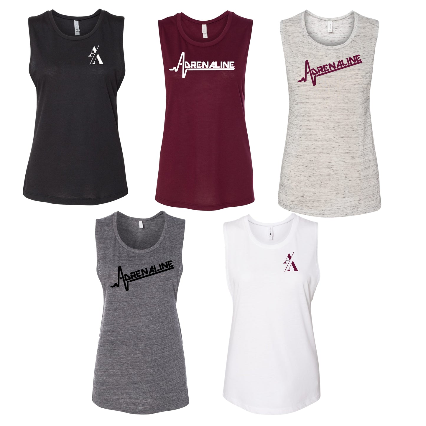 Ladies - Muscle Tank - (Adrenaline Baseball)