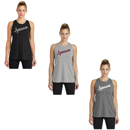 Ladies -Tri-Blend Racerback Tank (Adrenaline Baseball)