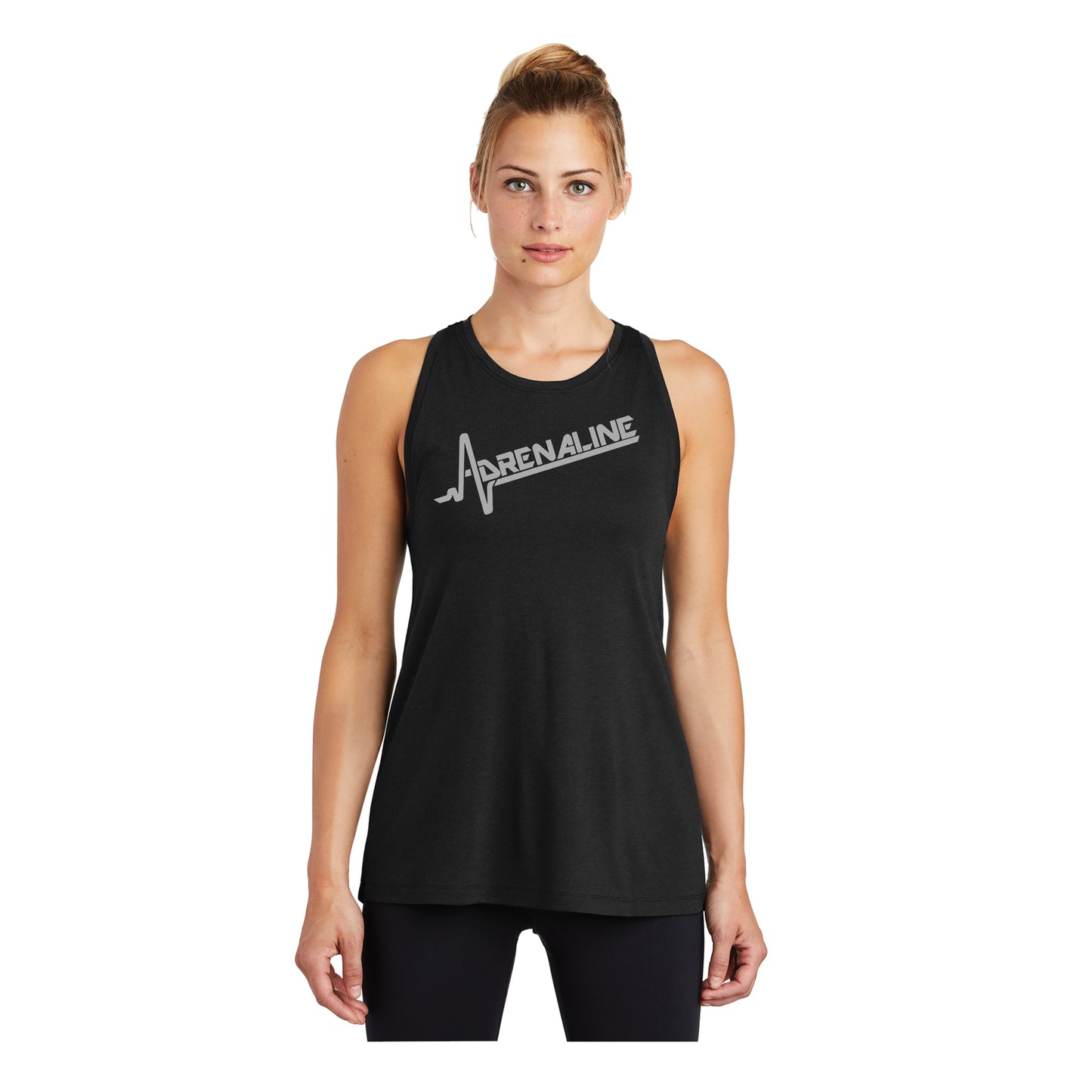 Ladies -Tri-Blend Racerback Tank (Adrenaline Baseball)