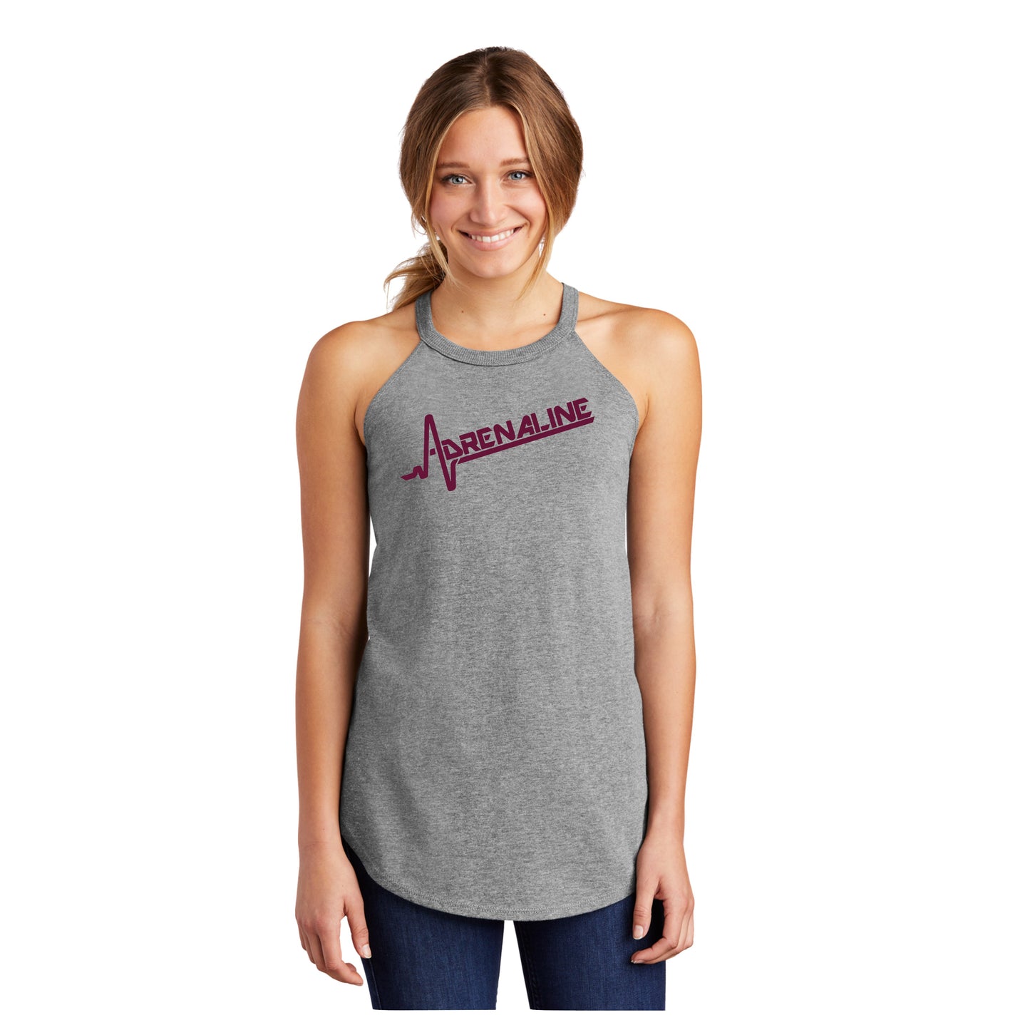 Ladies - Rocker Tank - (Adrenaline Baseball)