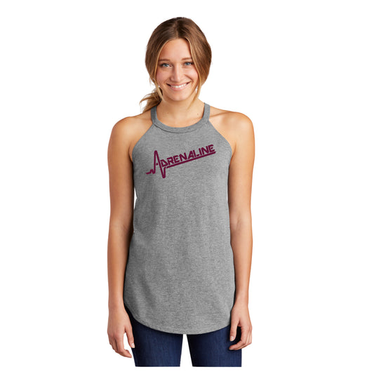 Ladies - Rocker Tank - (Adrenaline Baseball)