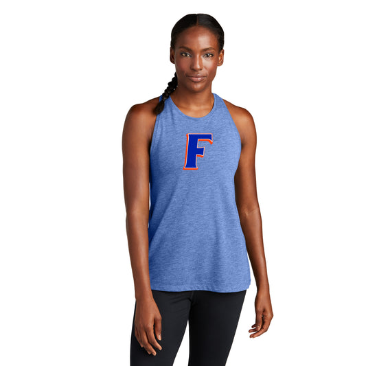 Ladies - PosiCharge® Tri-Blend Wicking Racerback Tank (Force Softball)