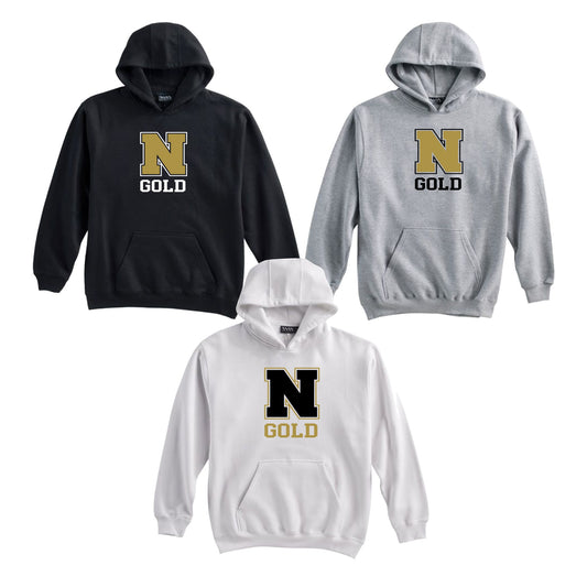 Adult - Unisex Core Fleece Hoodie - (Nebraska Gold)