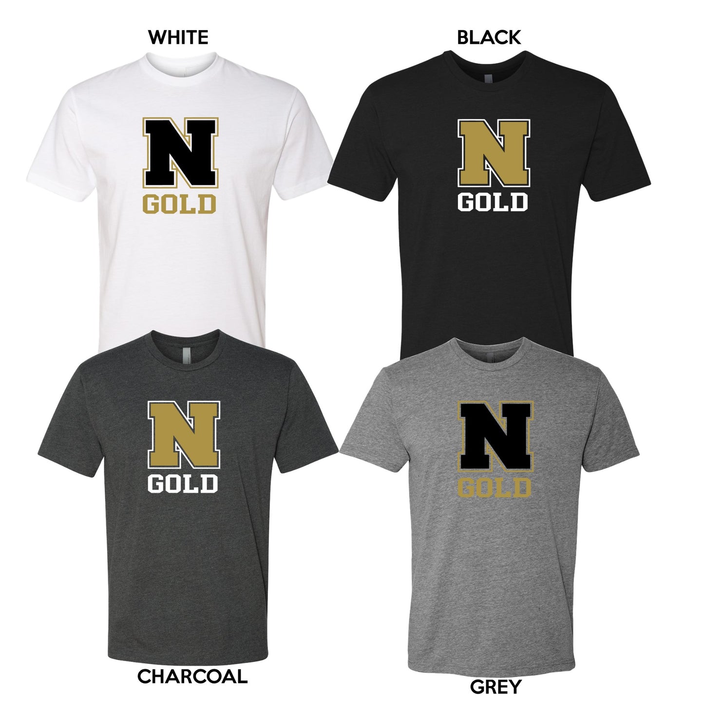 Adult & Youth - Next Level Unisex Tee - (Nebraska Gold)