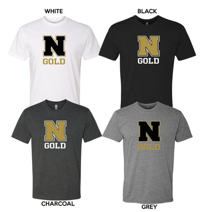 Adult & Youth - Next Level Unisex Tee - (Nebraska Gold)