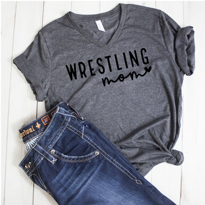 Adult - Unisex Vneck Tee (Centennial Wrestling )