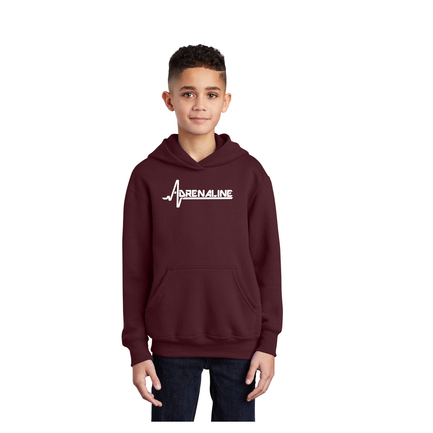 Youth - Hooded Sweatshirt - (Adrenaline Baseball)
